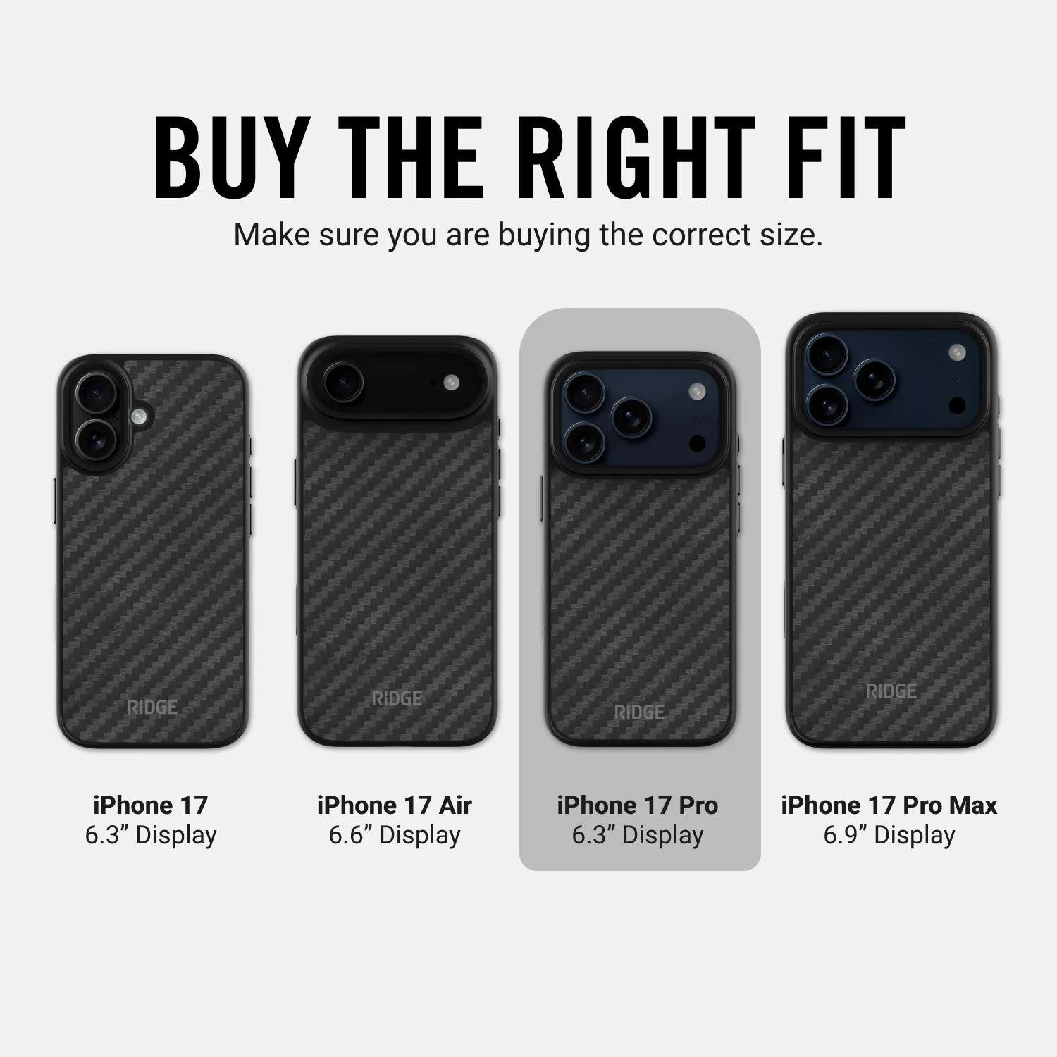 Ridge Phone Case - Carbon - iPhone 17 Pro - Image 11