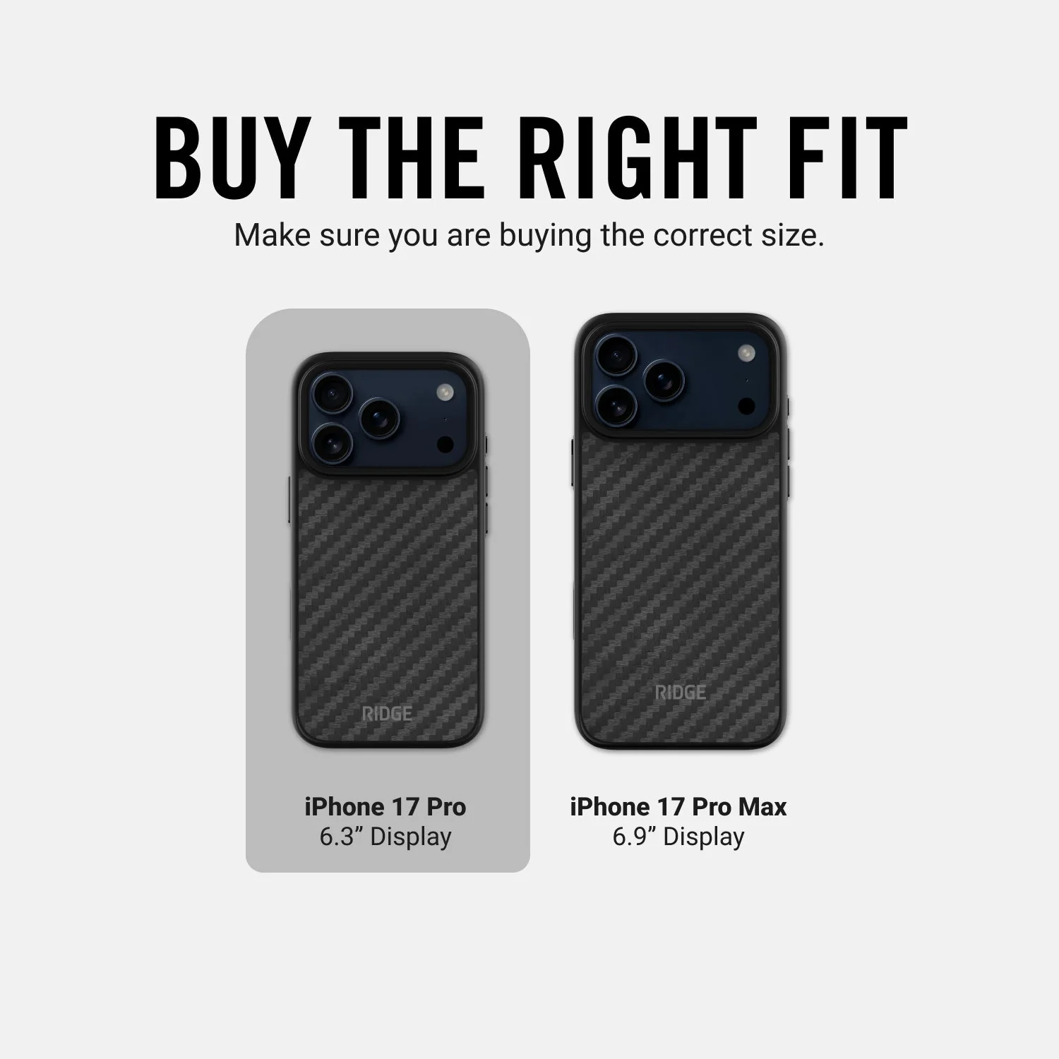 Ridge Phone Case - Matte Black - iPhone 17 Pro - Image 10