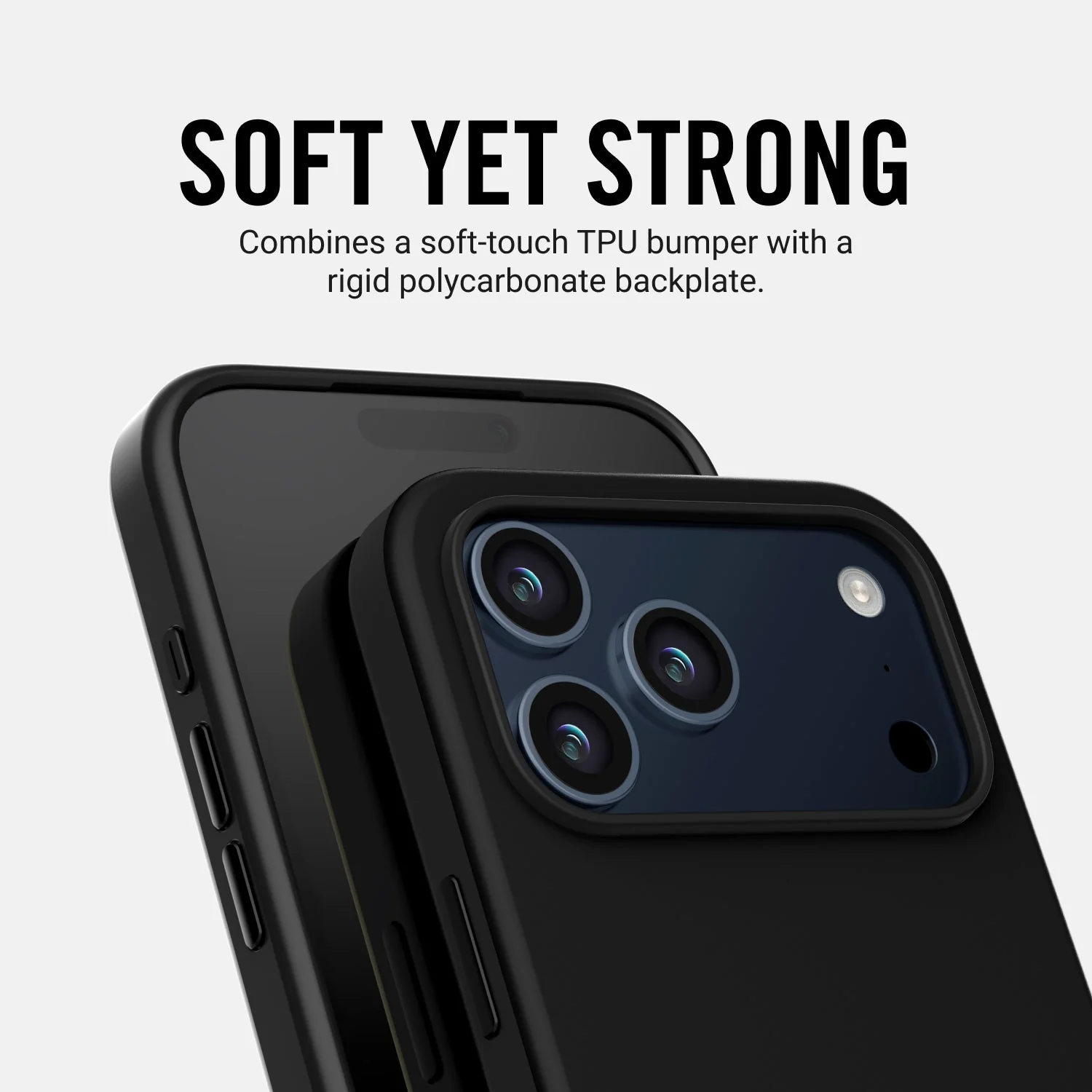 Ridge Phone Case - Matte Black - iPhone 17 Pro - Image 9