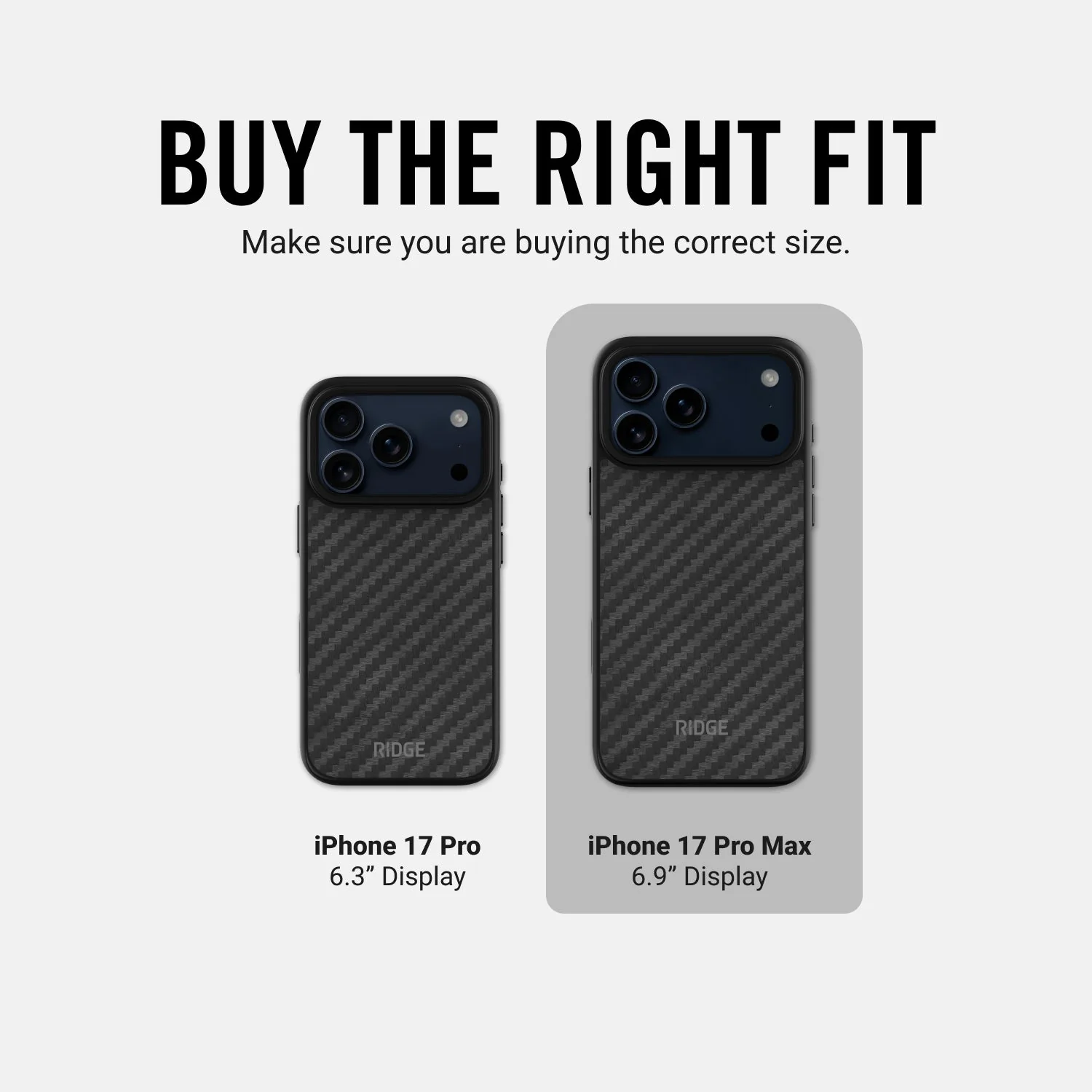 Ridge Phone Case - Matte Black - iPhone 17 Pro Max - Image 10