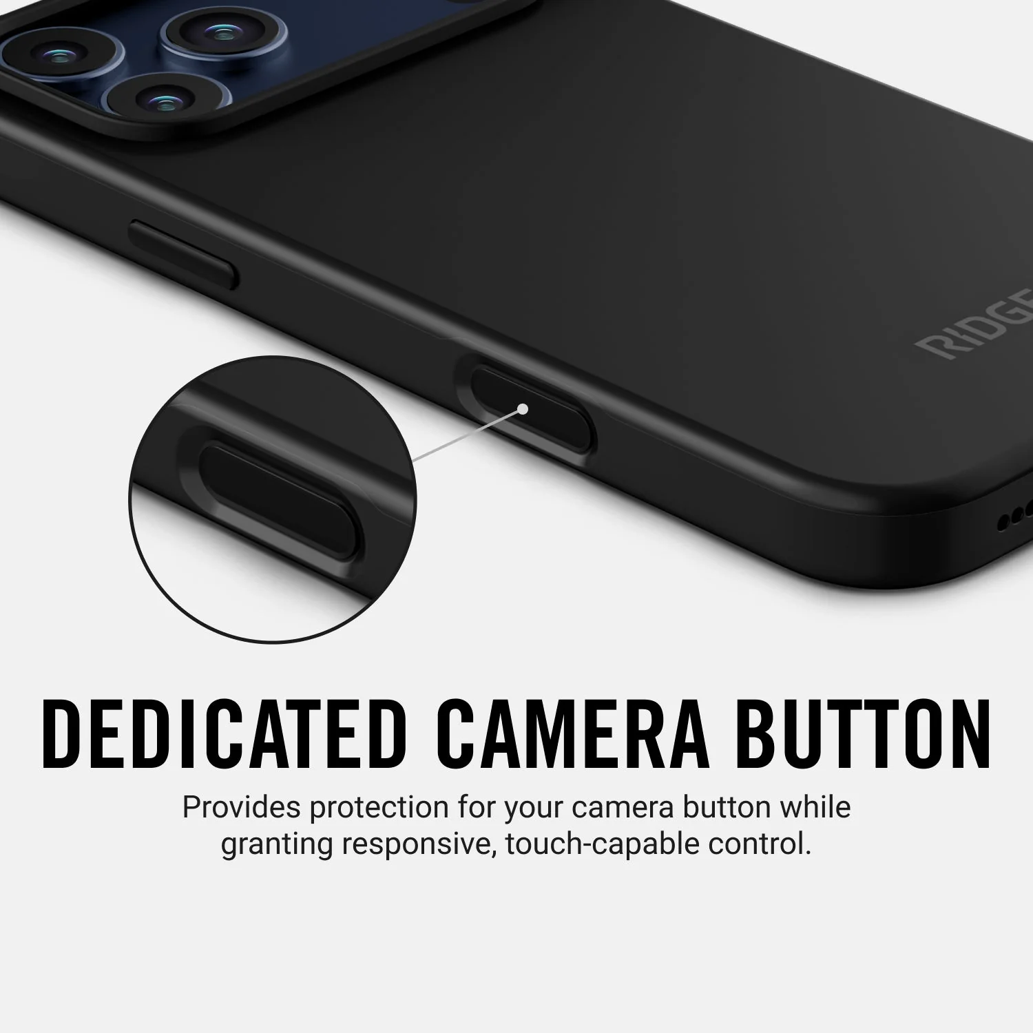 Ridge Phone Case - Matte Black - iPhone 17 Pro Max - Image 11
