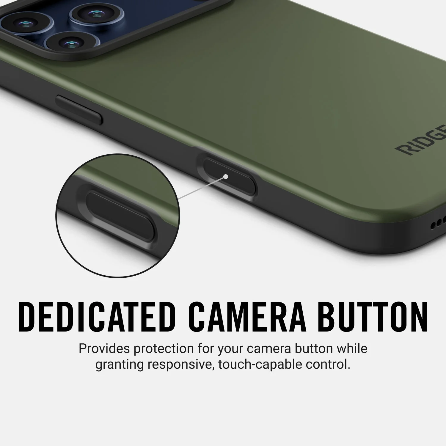 Ridge Phone Case - Matte Olive - iPhone 17 Pro Max - Image 11