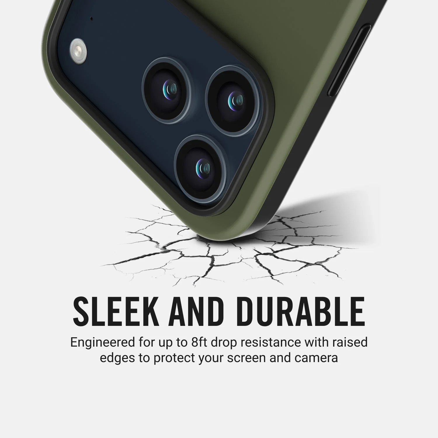 Ridge Phone Case - Matte Olive - iPhone 17 Pro Max - Image 8