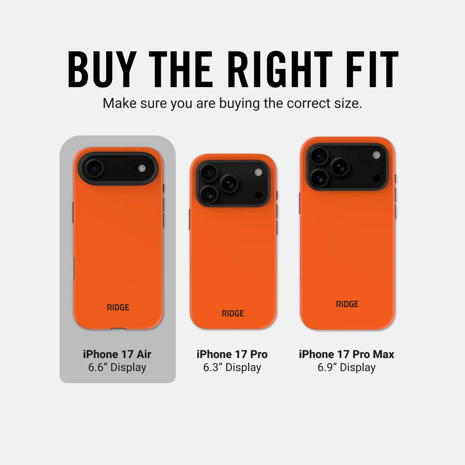 Ridge Phone Case - Basecamp Orange - iPhone Air - Image 10