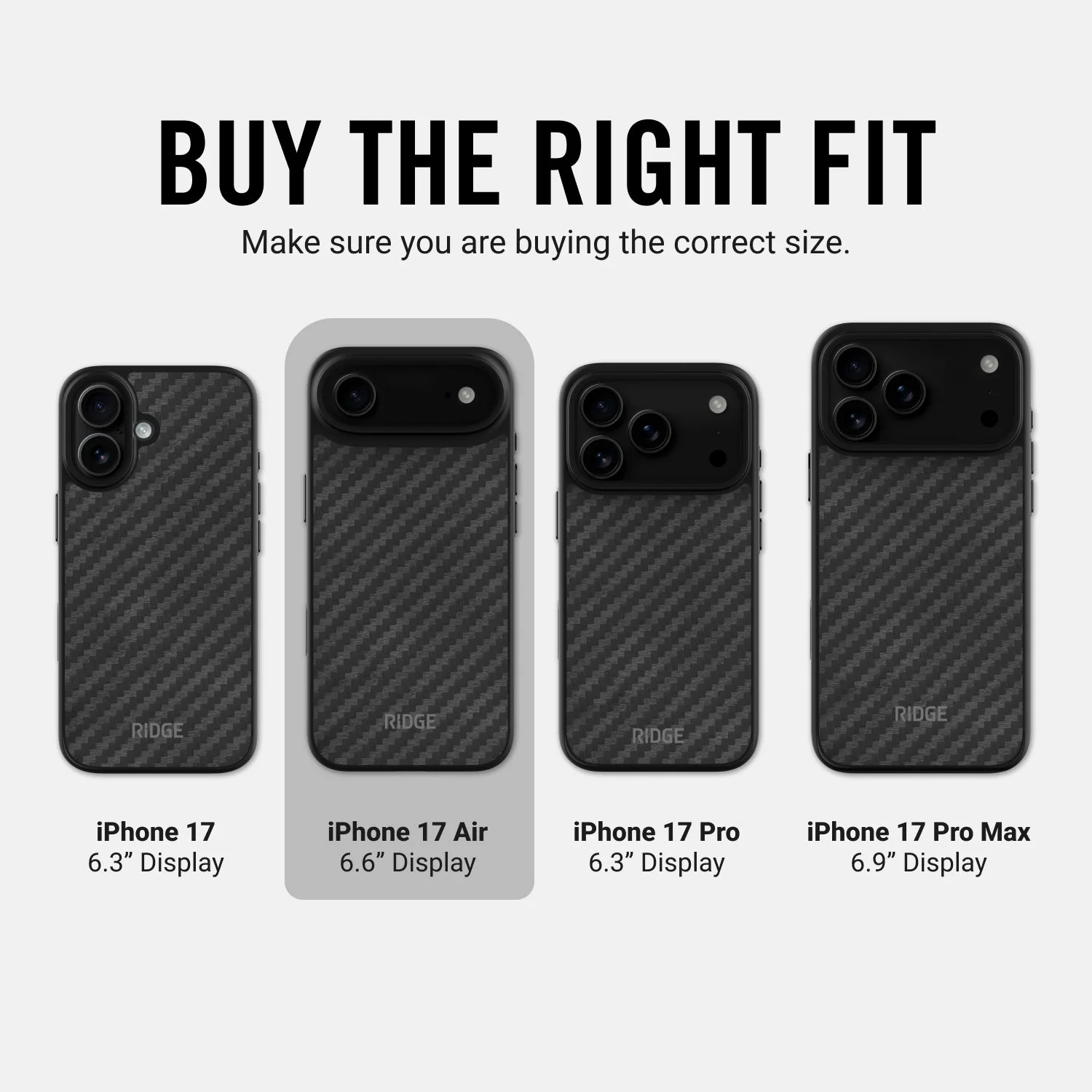 Ridge Phone Case - Carbon - iPhone Air - Image 10