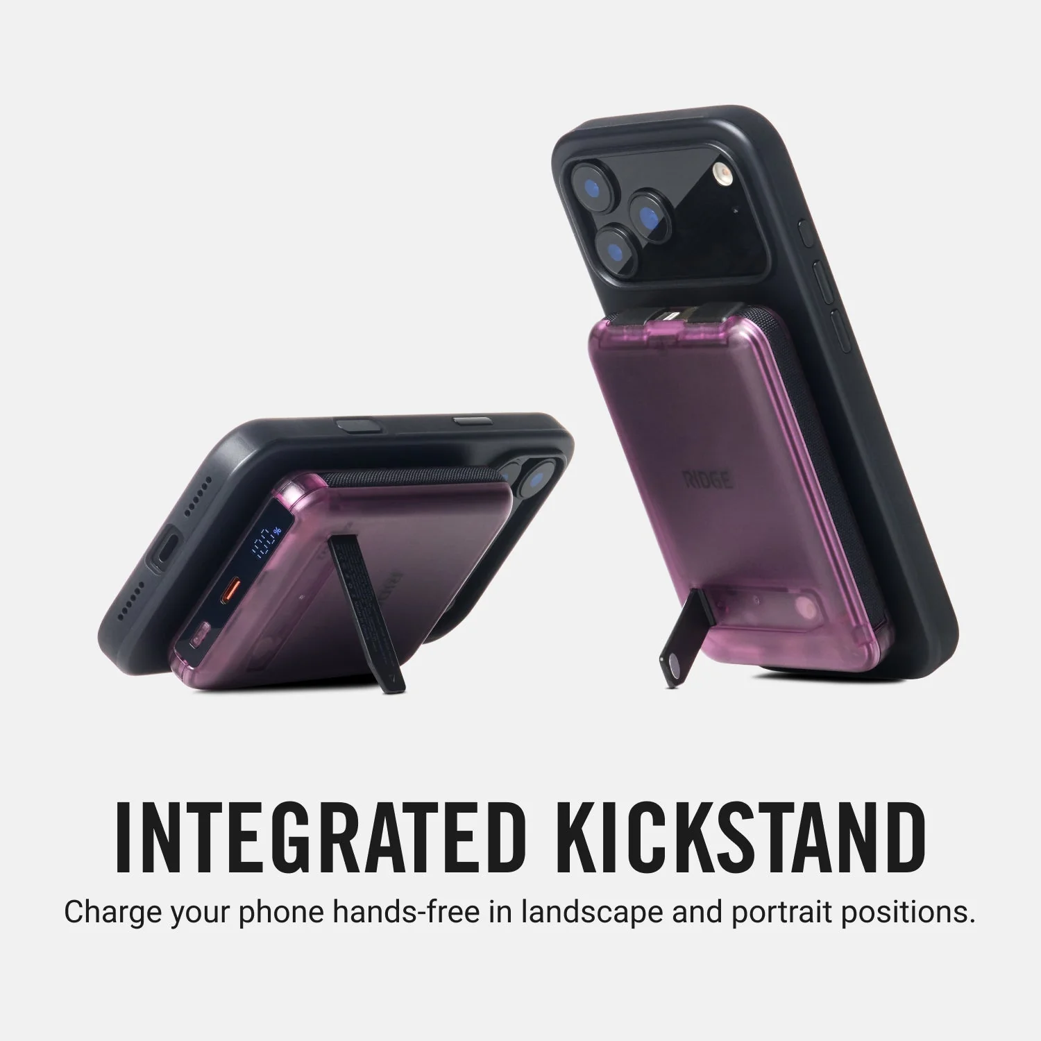Ridge Power Bank - 10k mAh - Atomic Purple - Image 10