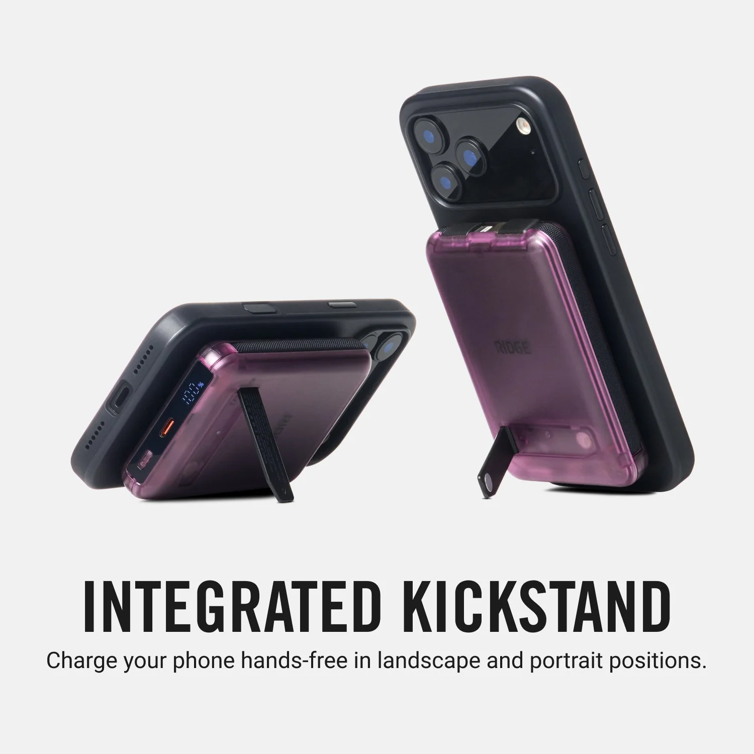 Ridge Power Bank - 10k mAh Bundle - Atomic Purple - 2-Pack - Image 10