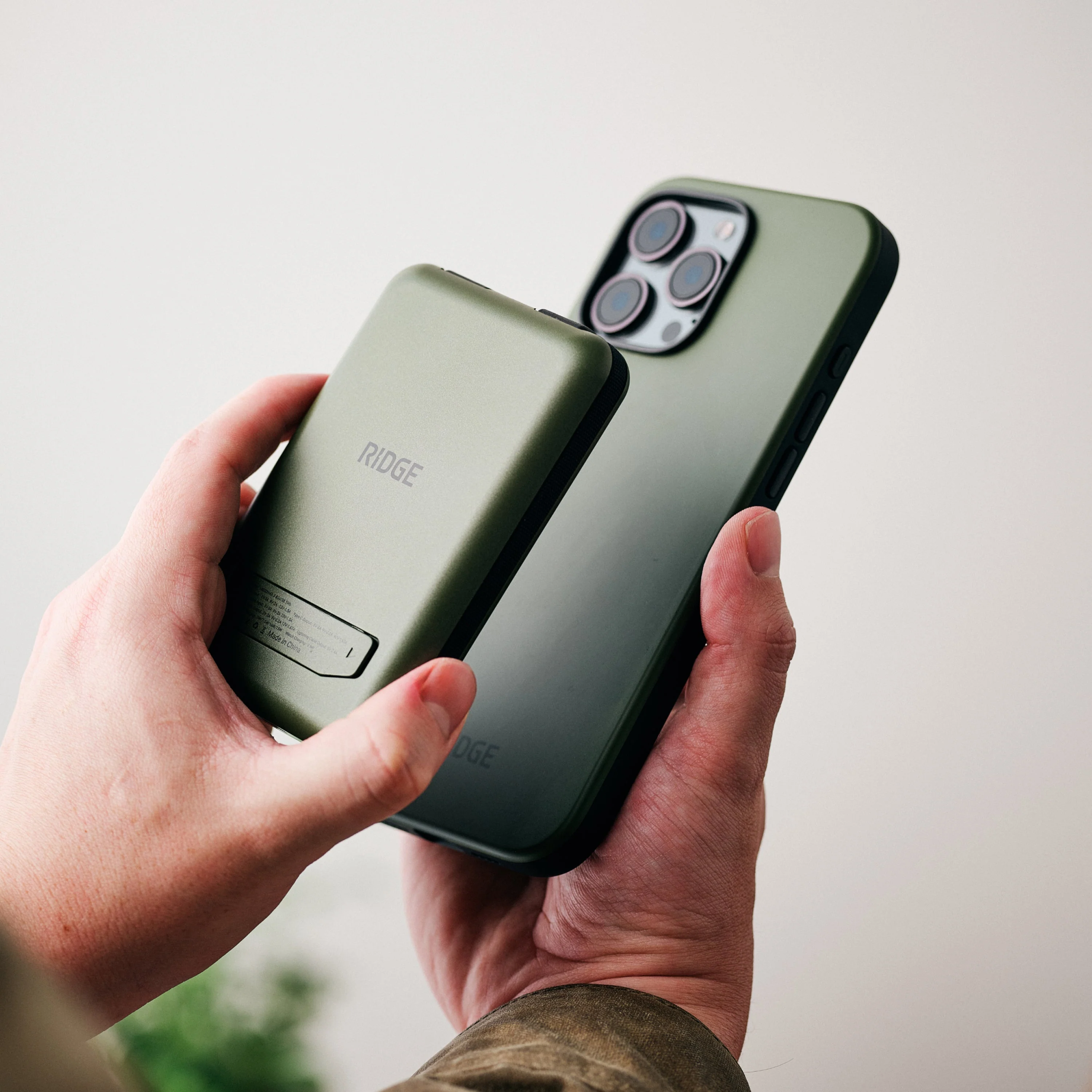 Ridge Power Bank - 10k mAh Bundle - Matte Olive - 2-Pack - Image 7