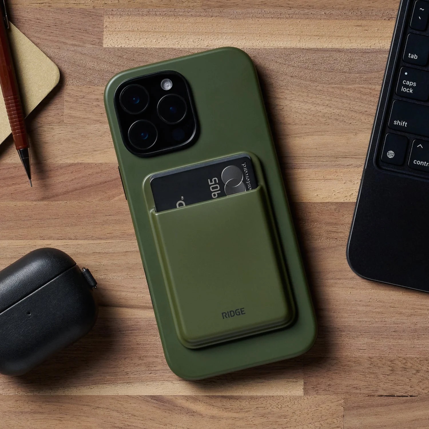 MagSafe Cardholder - Matte Olive - Image 6