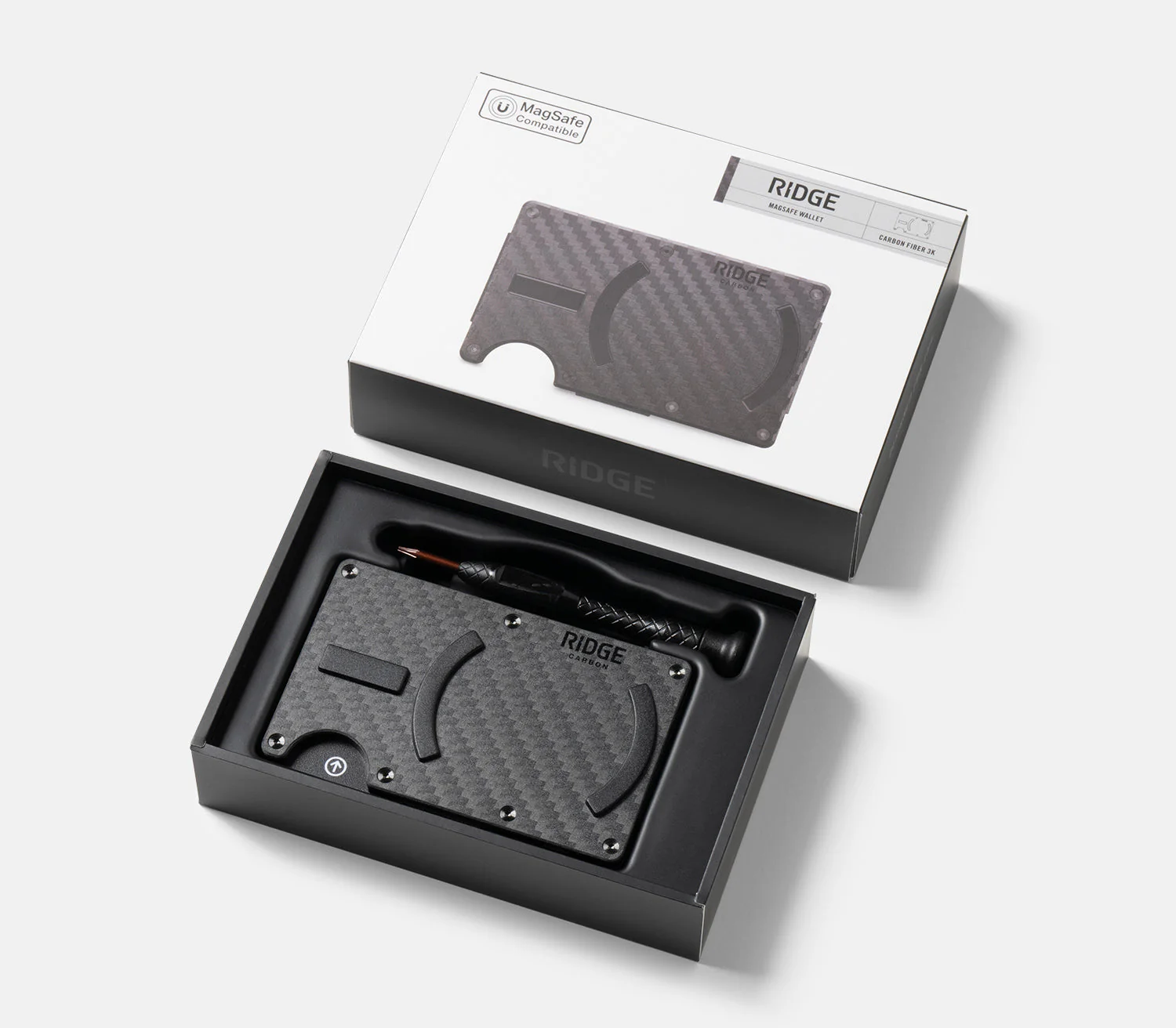 Ridge Wallet For MagSafe - Carbon Fiber 3k - Image 4