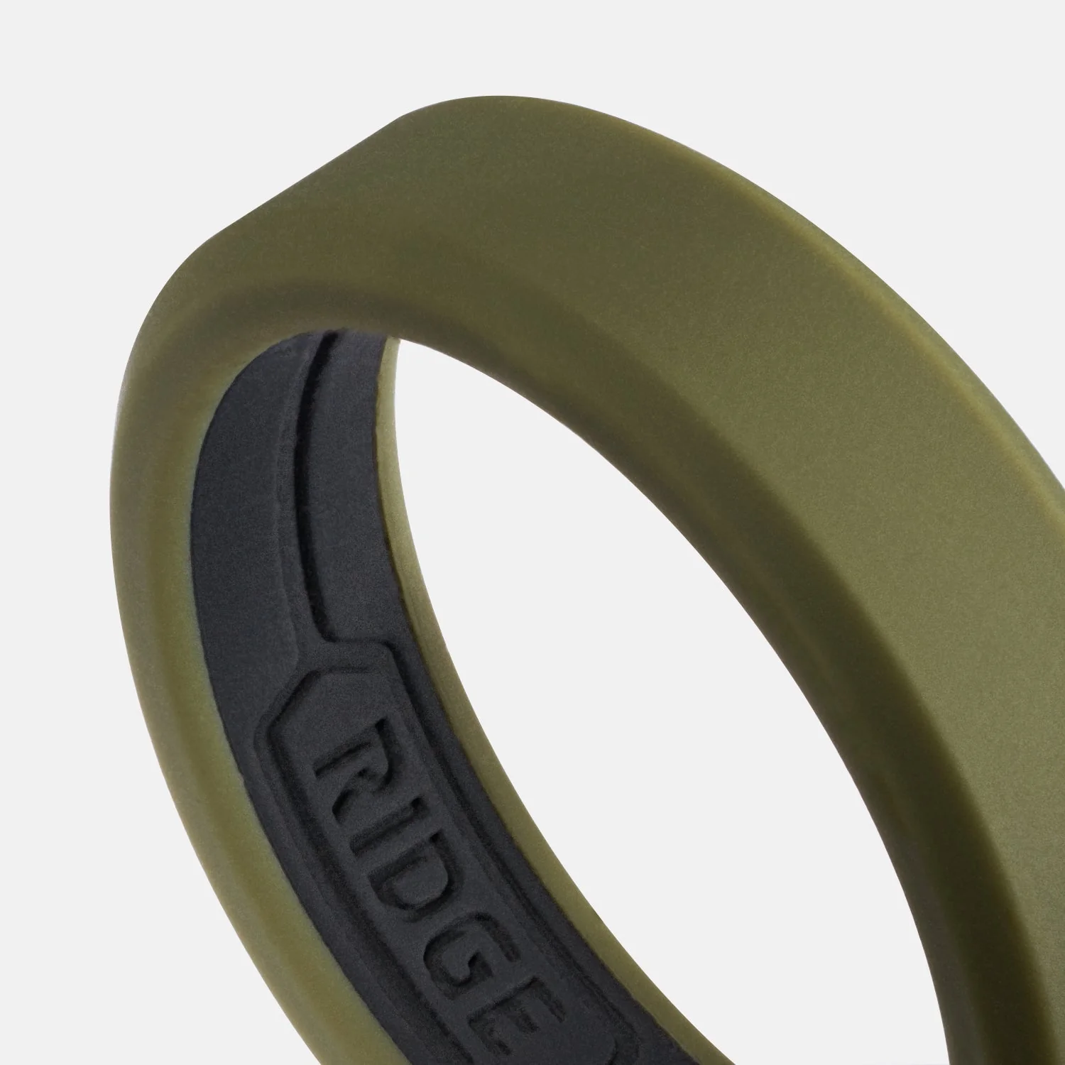 6mm Silicone Ring Set - Matte Olive - Image 4