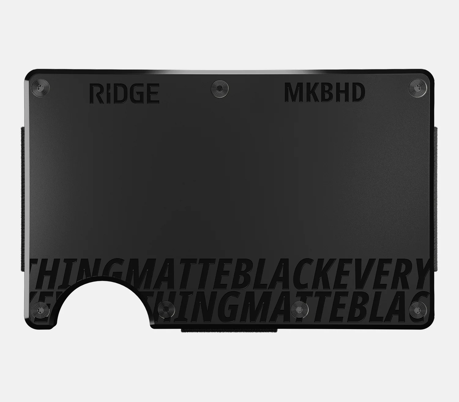 Ridge Wallet - MatteBlackEverything - Image 2