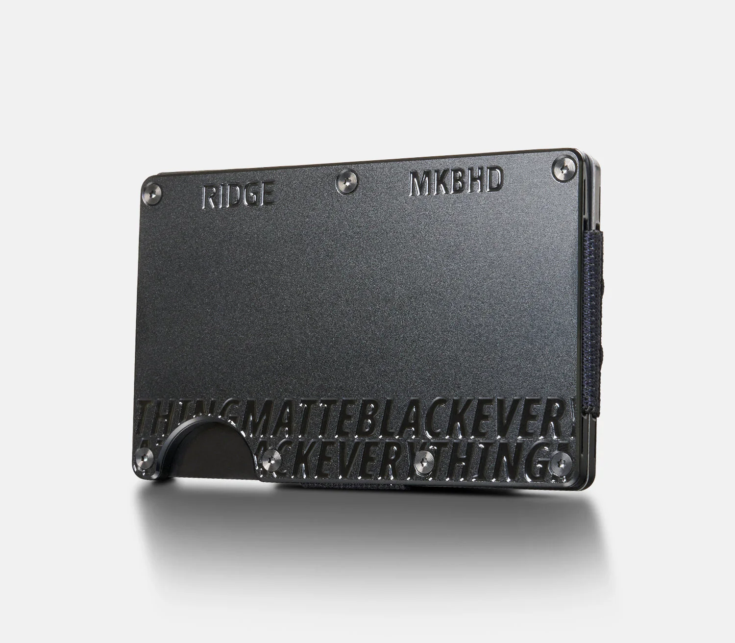 Ridge Wallet - MatteBlackEverything - Image 3