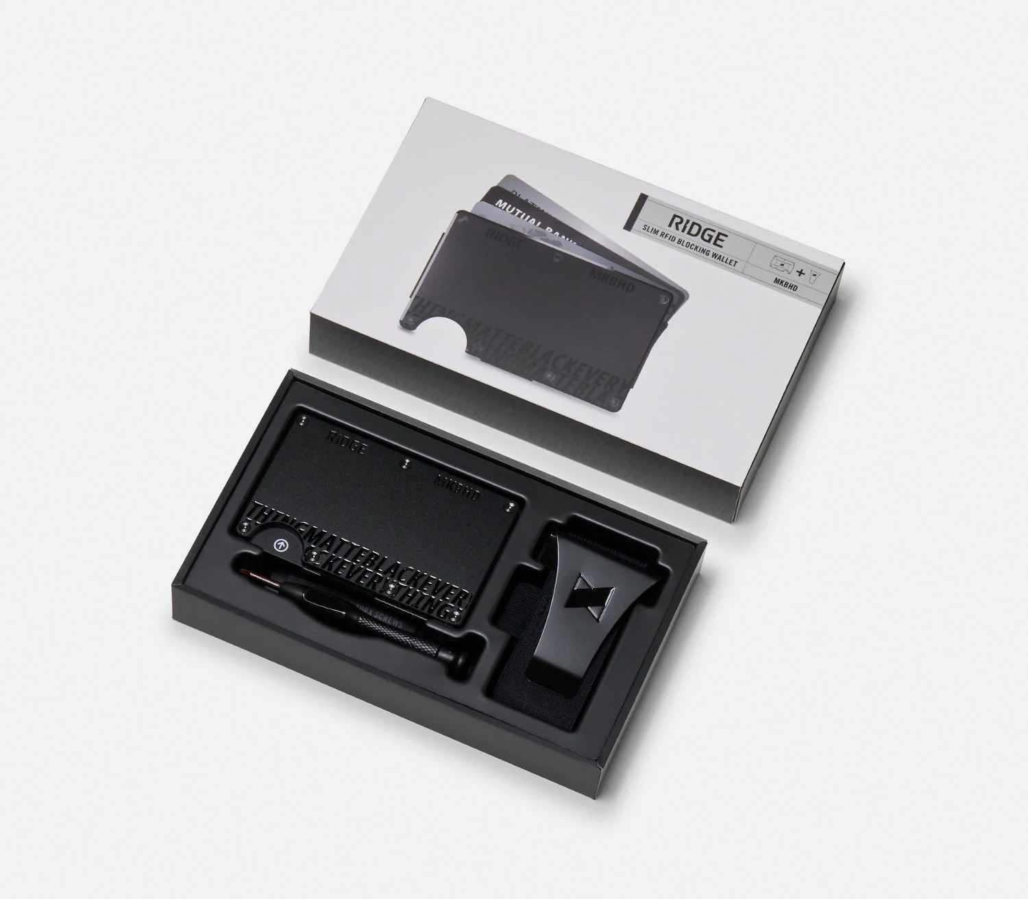 Ridge Wallet - MatteBlackEverything - Image 6