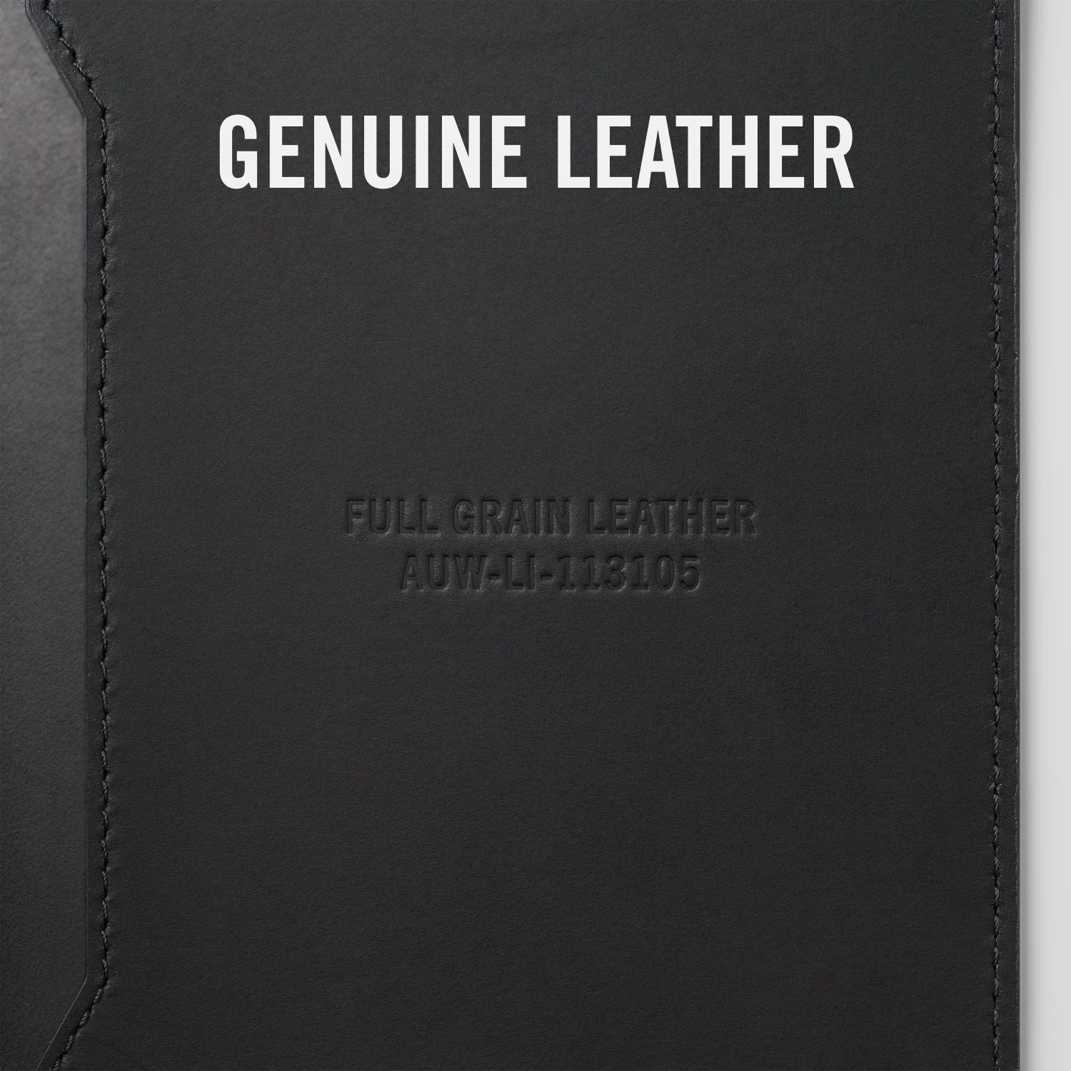 Passport Wallet - Midnight Black Leather - Image 10