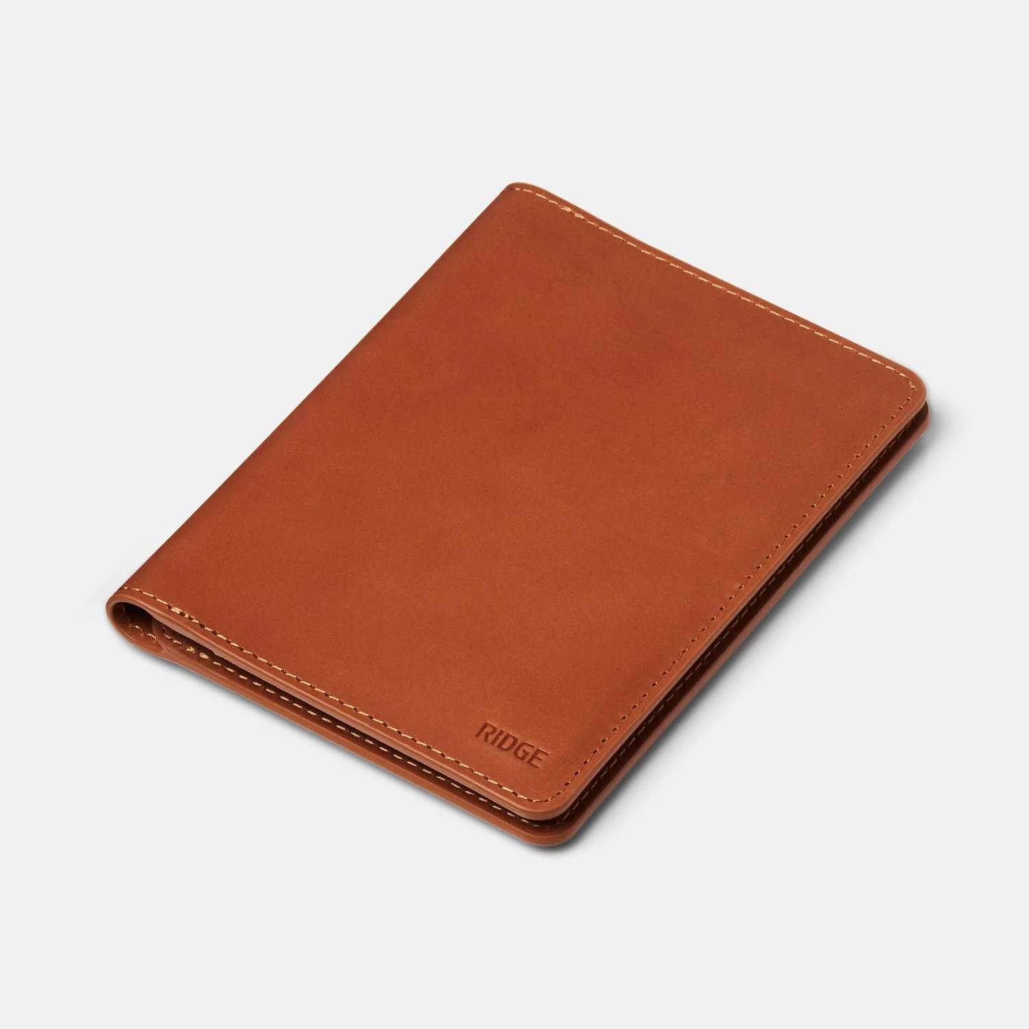 Passport Wallet - Tobacco Brown Leather - Image 3
