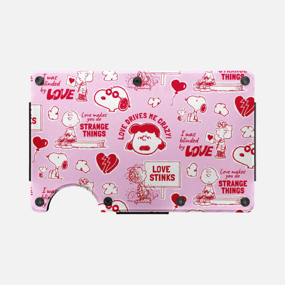 Ridge Wallet - Peanuts - Love Stinks