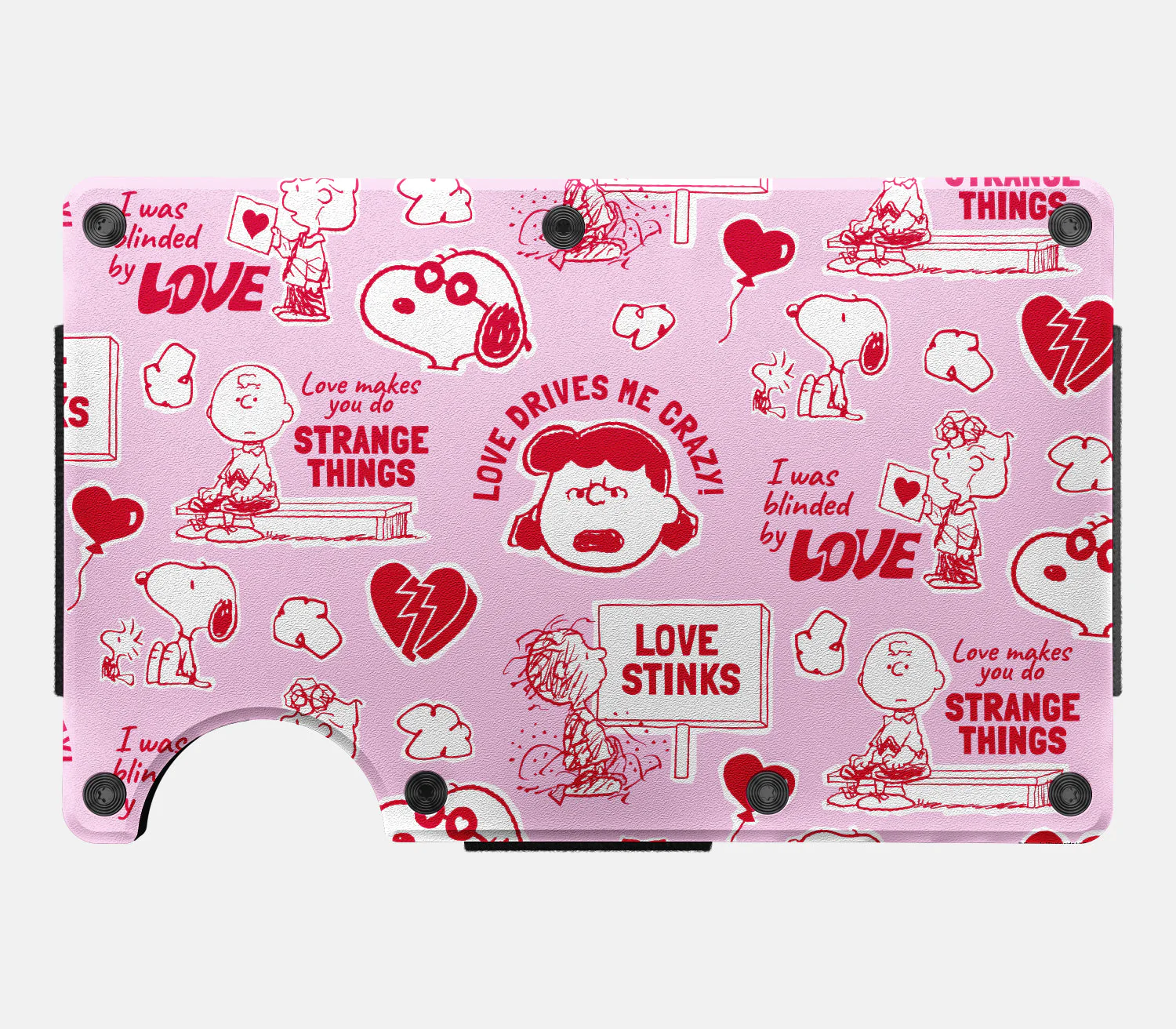 Ridge Wallet - Peanuts - Love Stinks - Image 2