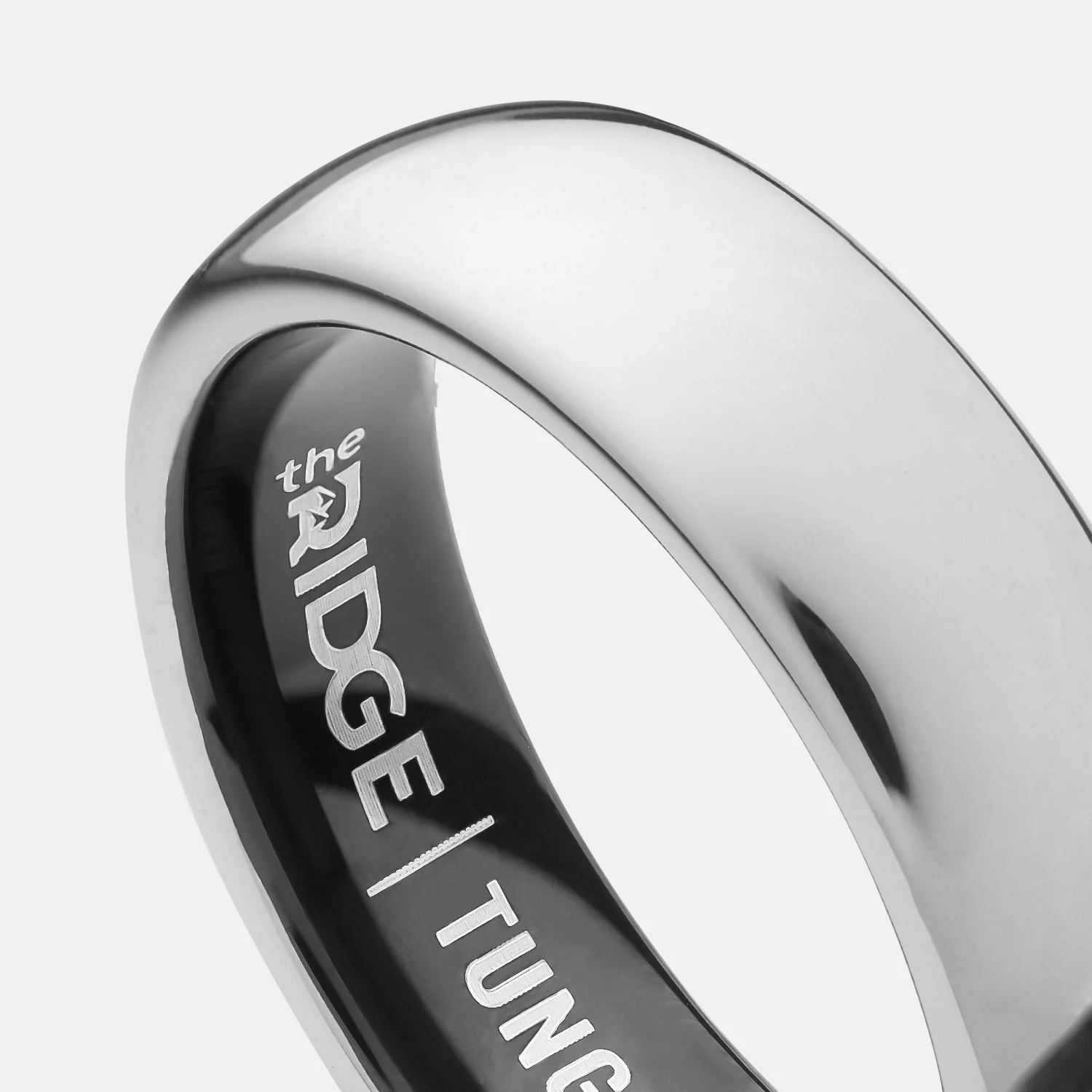 6mm Rounded Ring Set - Platinum - Image 4