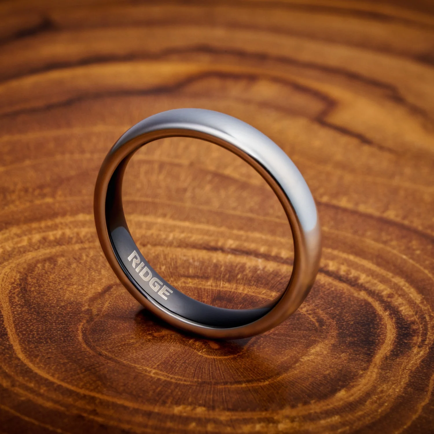 4mm Rounded Ring Set - Platinum - Image 6