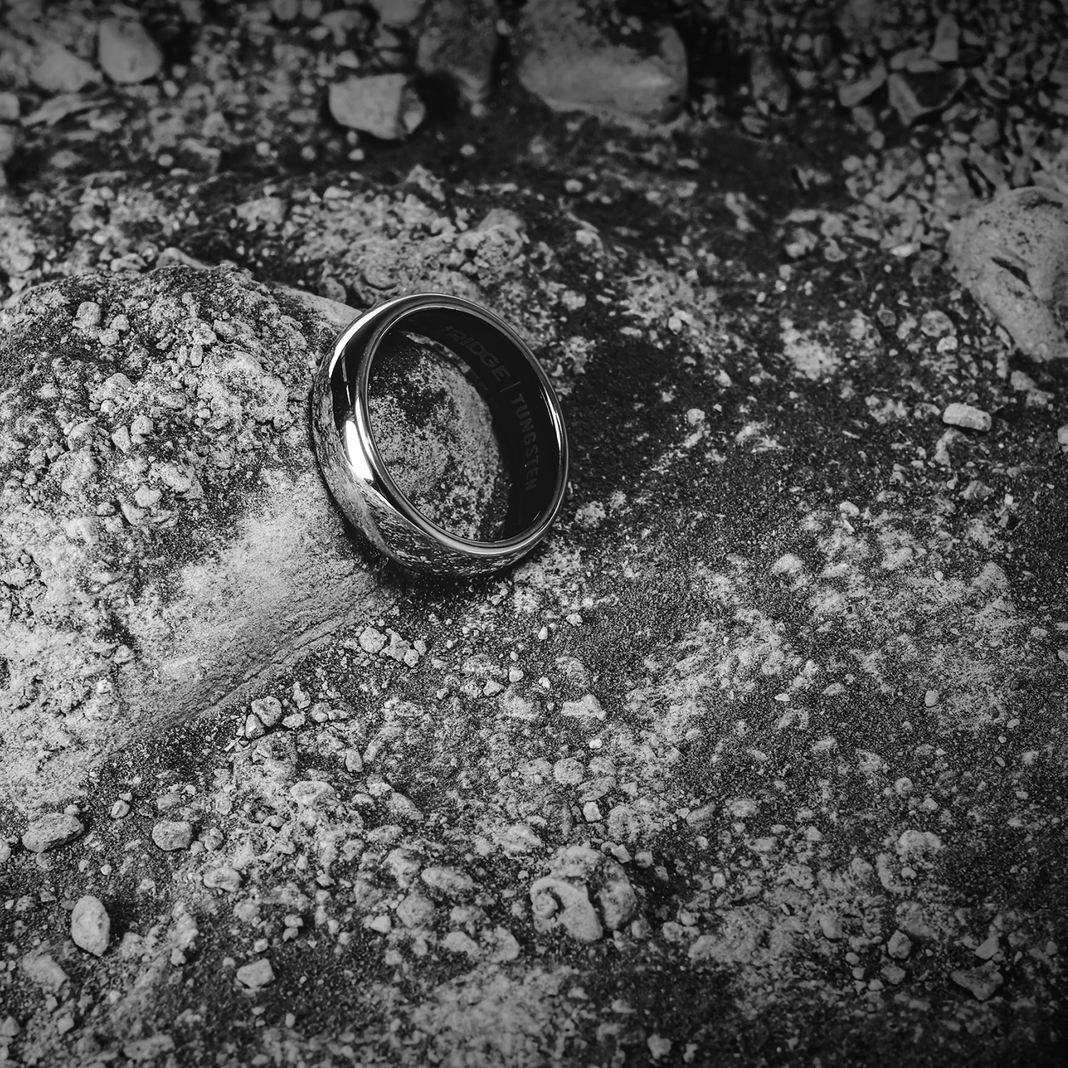 6mm Rounded Ring Set - Platinum - Image 5