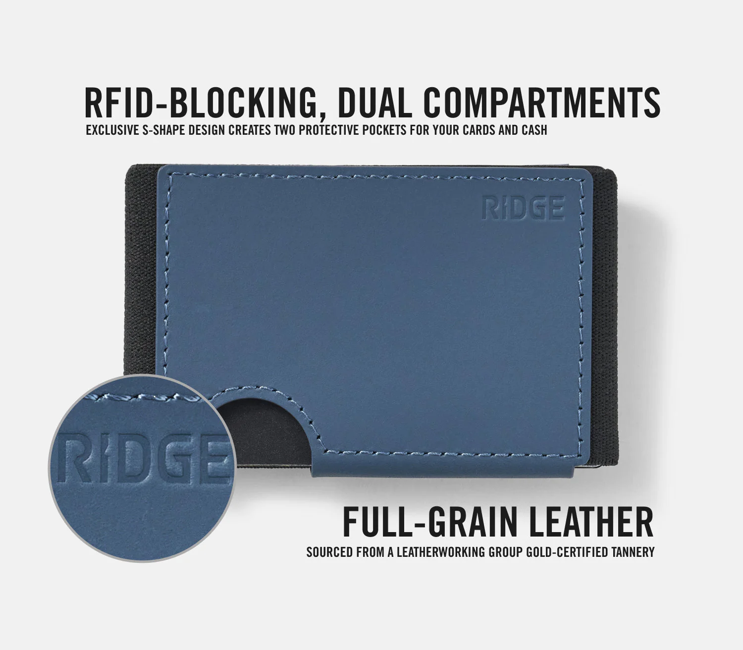 Ridge Biflex - Cobalt Blue Leather - Image 6