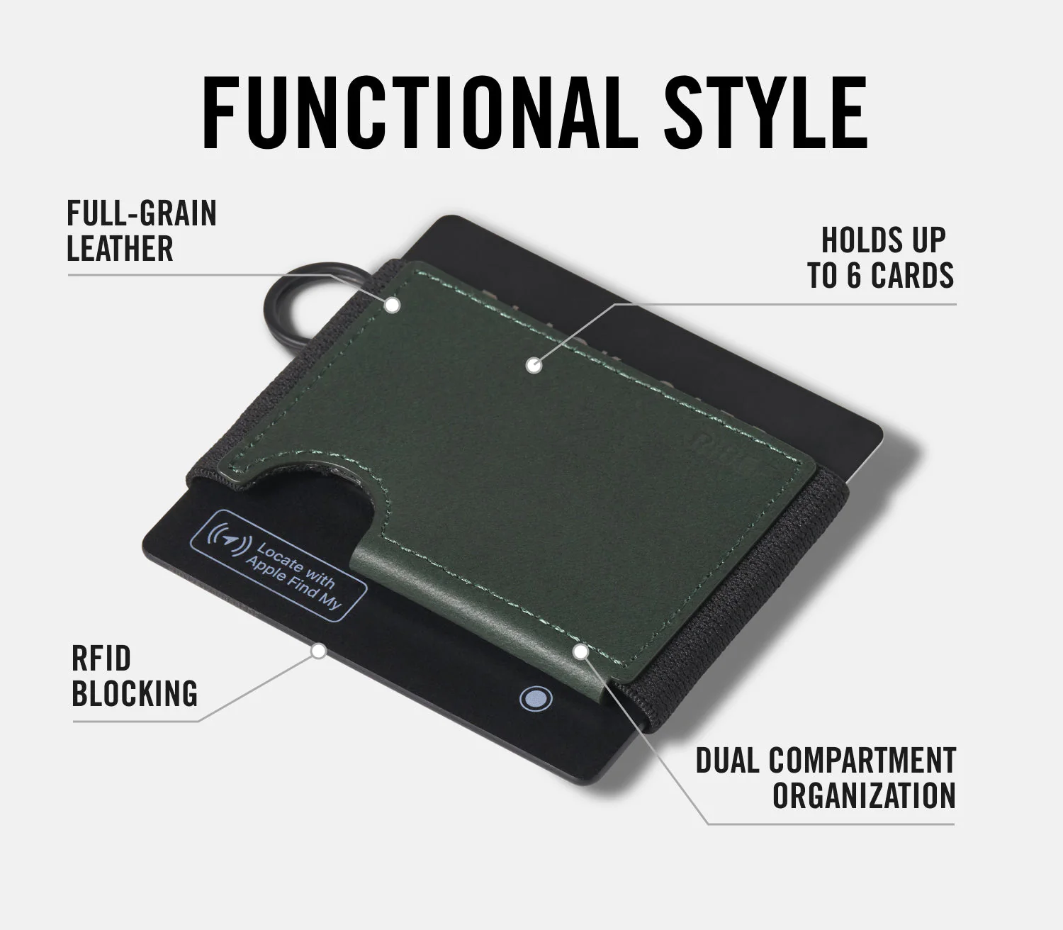 Ridge Biflex - Hunter Green Leather - Image 8
