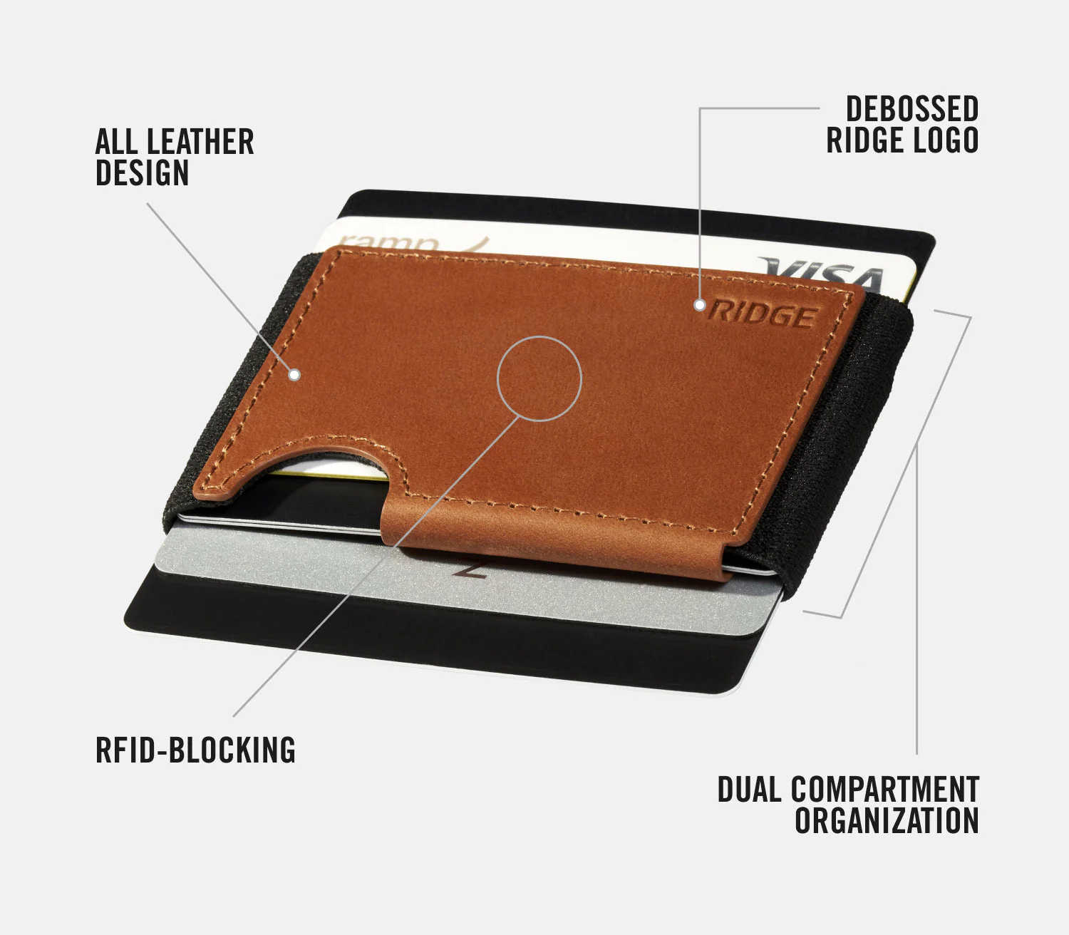 Ridge Biflex - Tobacco Brown Leather - Image 5