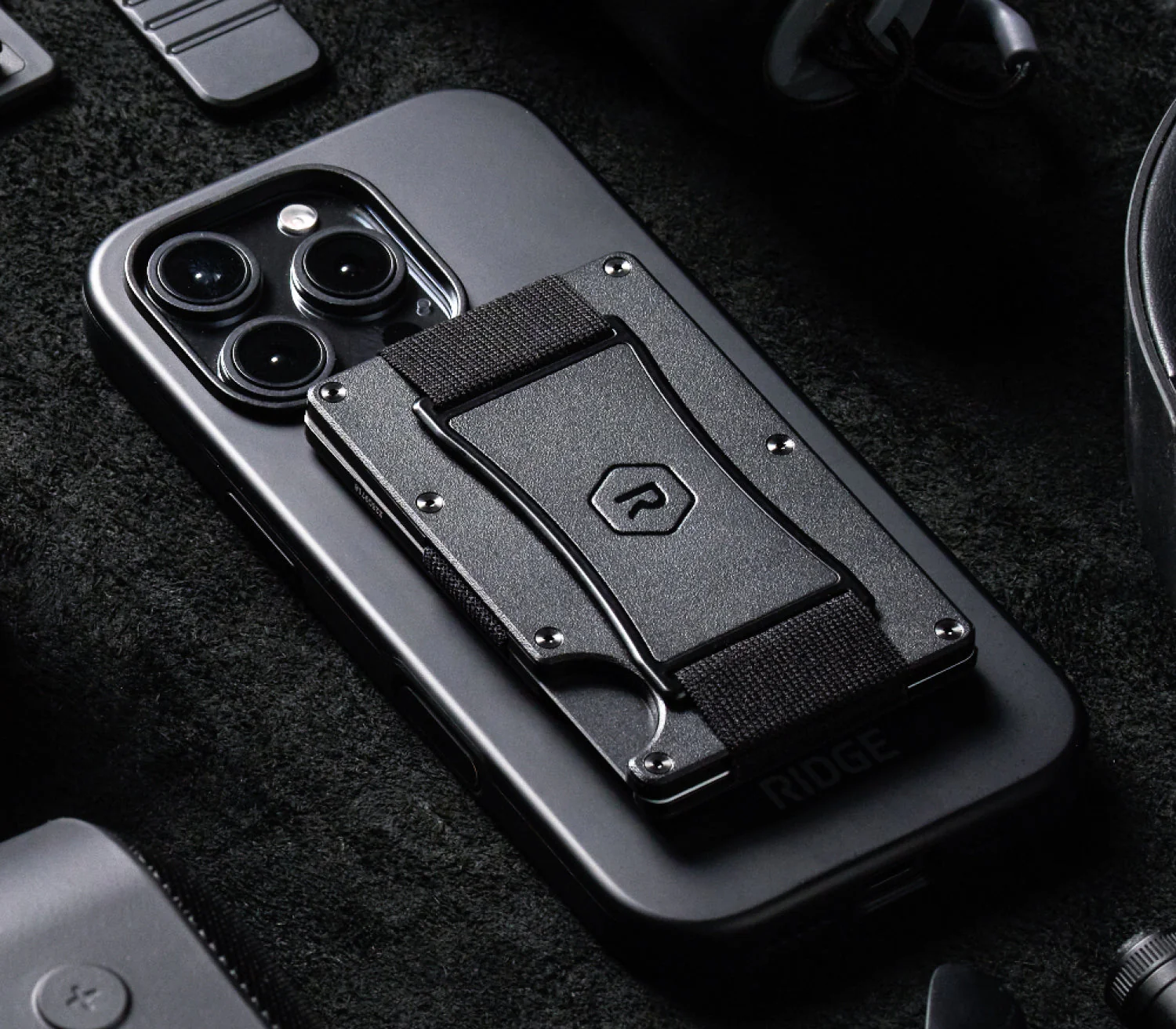 Ridge Wallet For MagSafe - Matte Black - Image 5