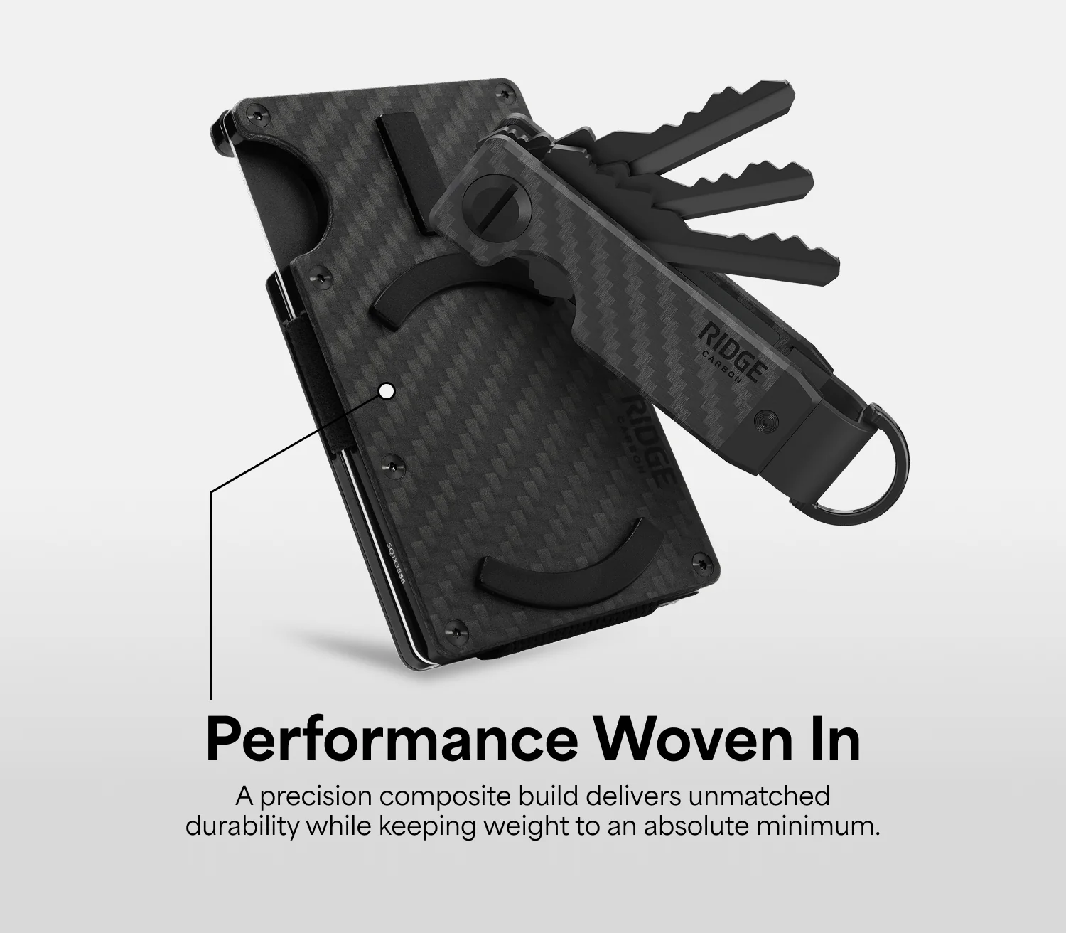 Ridge Wallet For MagSafe - Matte Black - Image 6