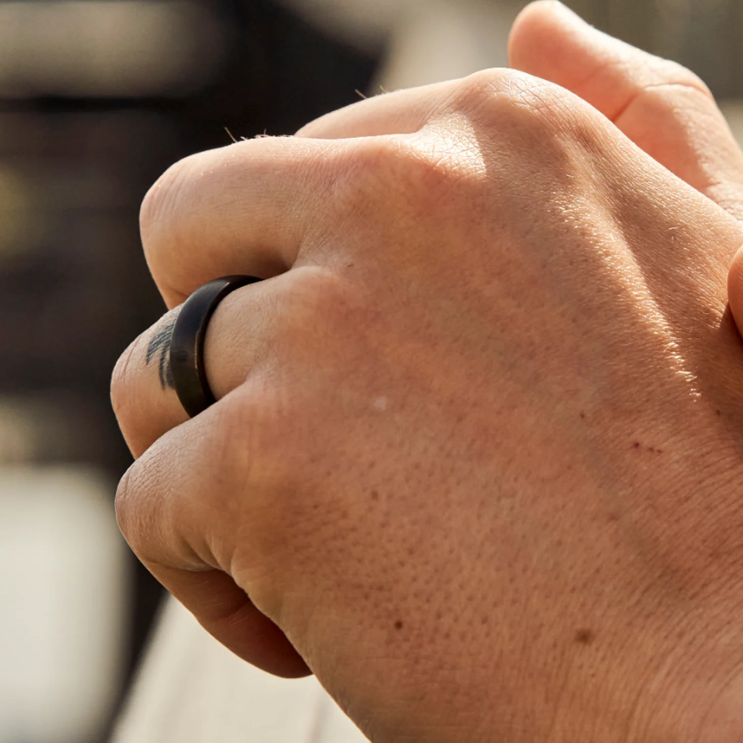 6mm Rounded Ring Set - Royal Black - Image 3