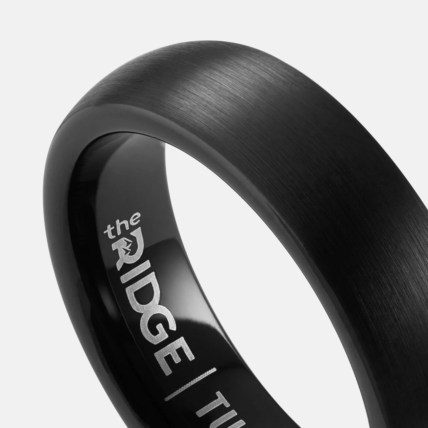 6mm Rounded Ring Set - Royal Black - Image 4