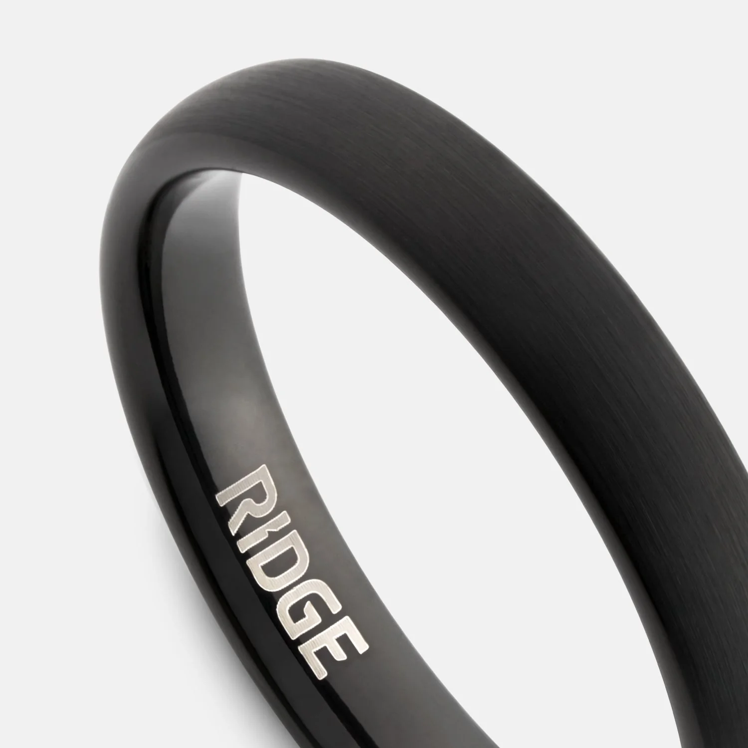 4mm Rounded Ring Set - Royal Black - Image 5