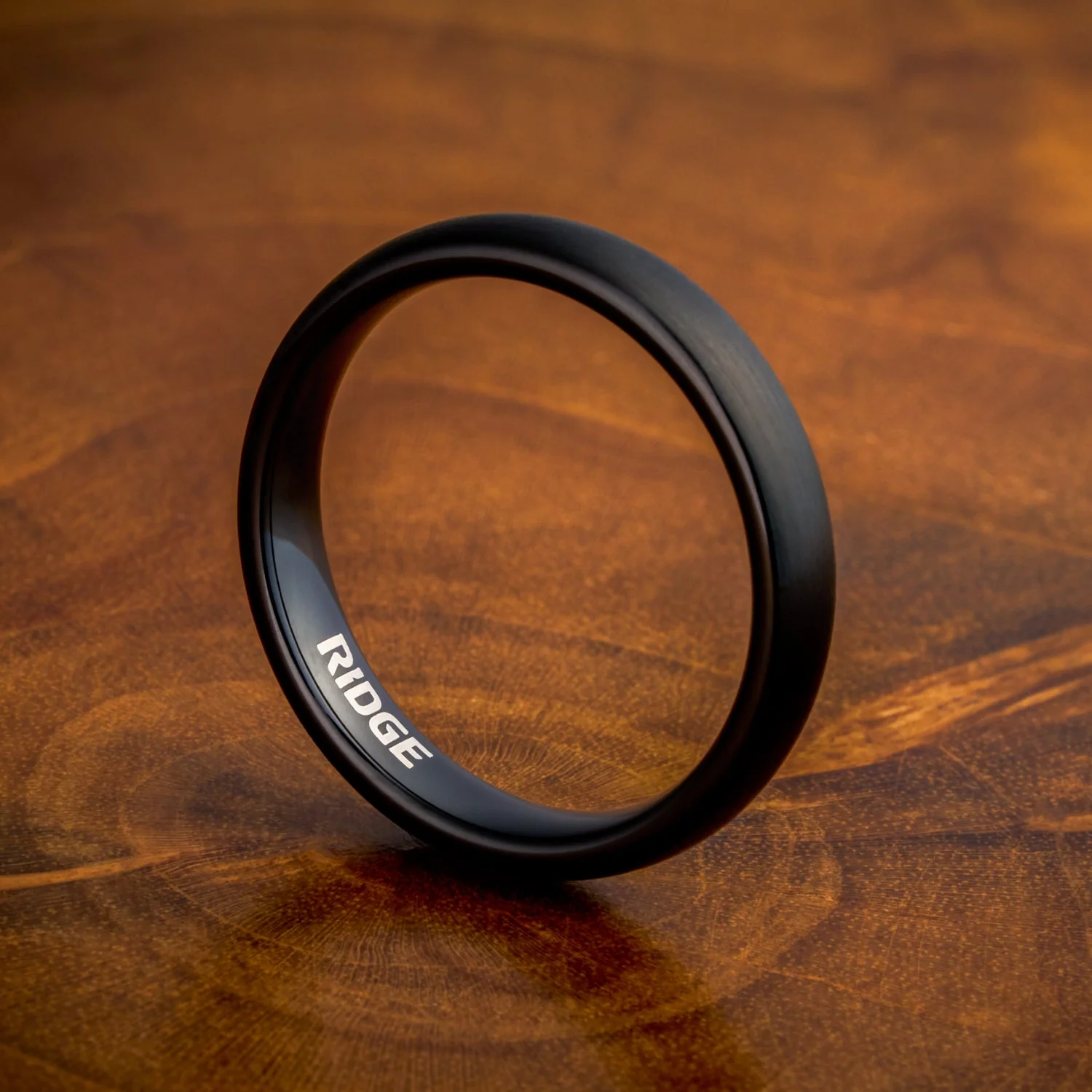 4mm Rounded Ring Set - Royal Black - Image 6