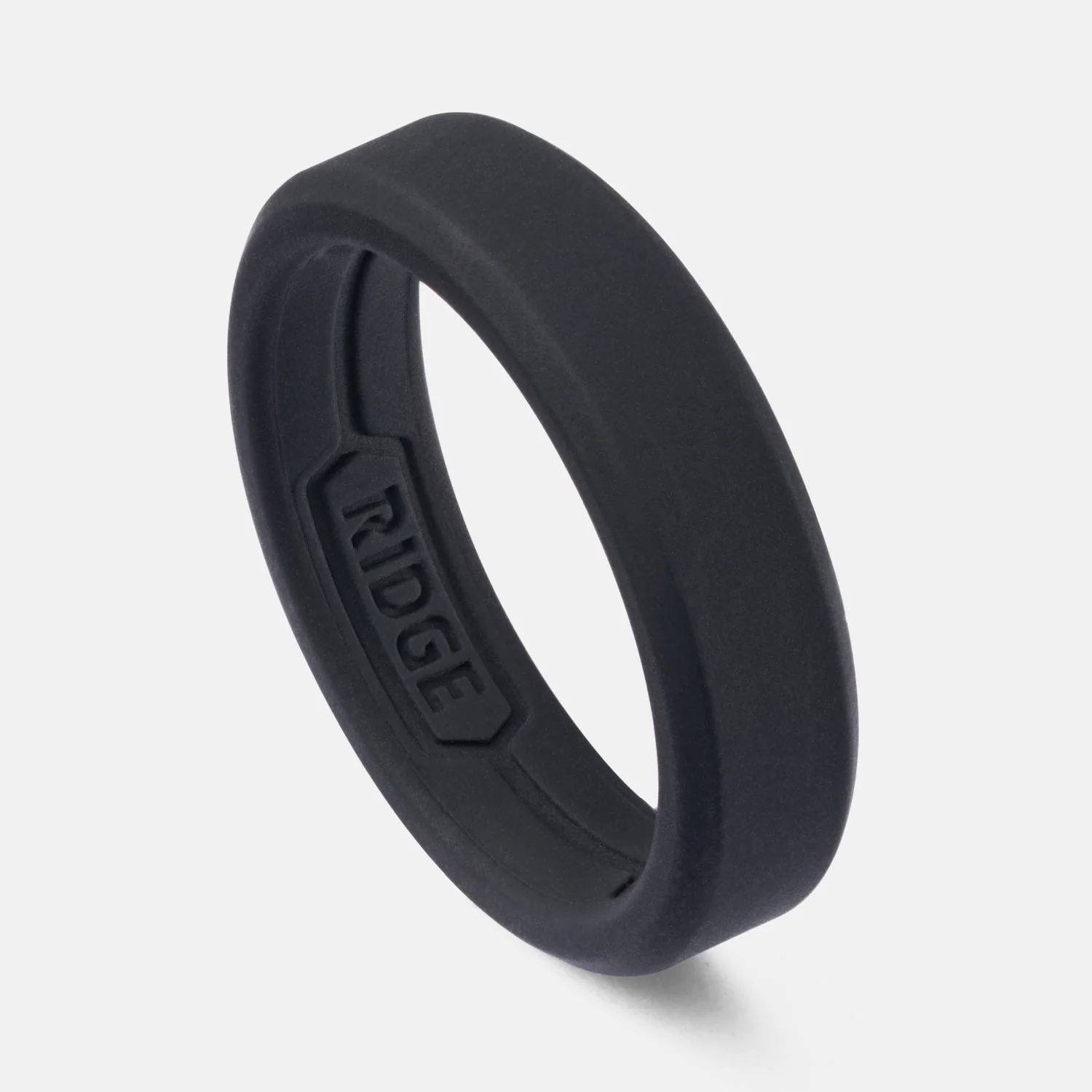 6mm Silicone Ring Set - Royal Black