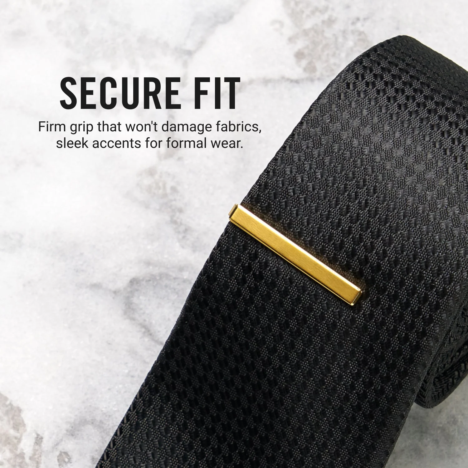 Tie Bar & Cufflinks Kit - 24K Gold - Image 10