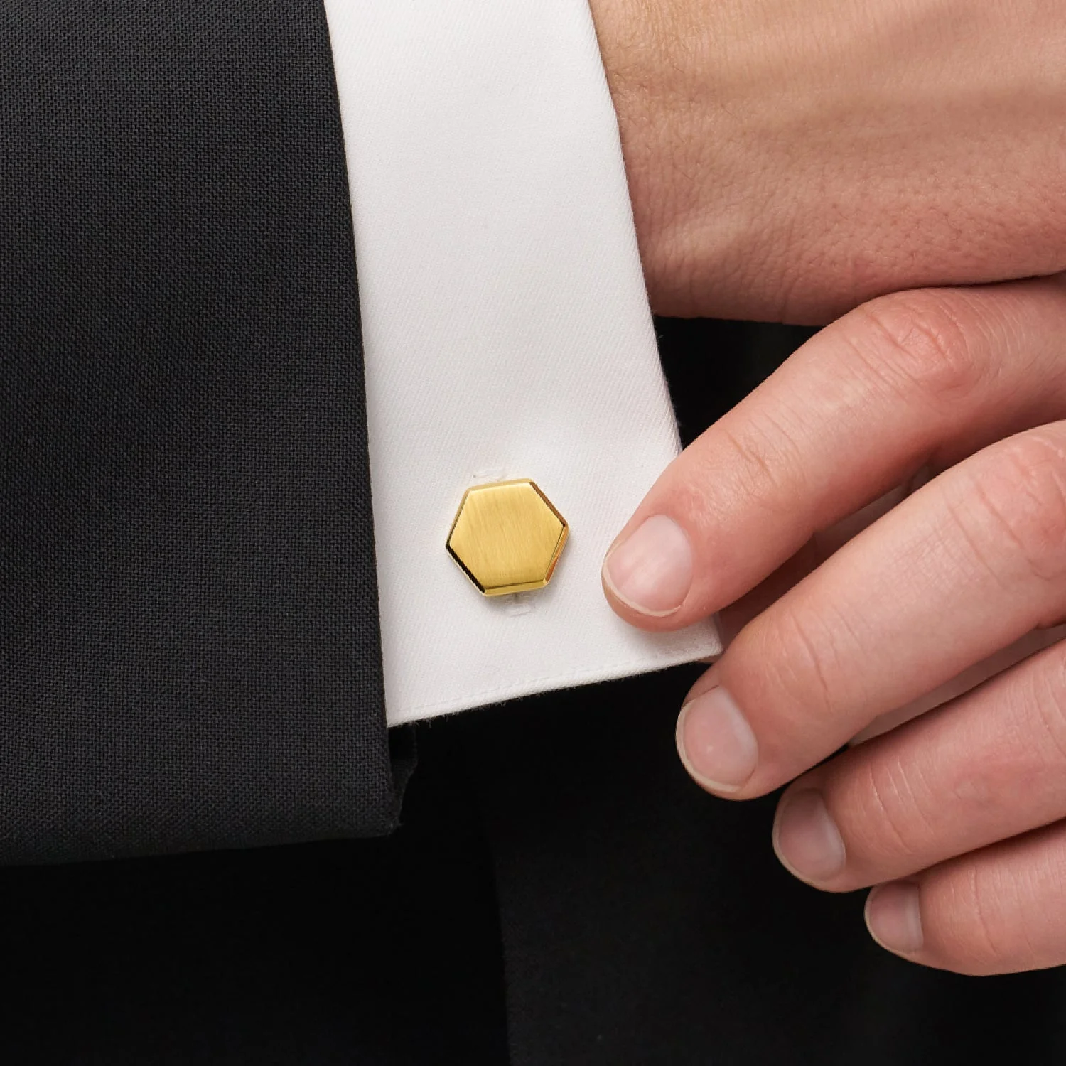 Tie Bar & Cufflinks Kit - 24K Gold - Image 6